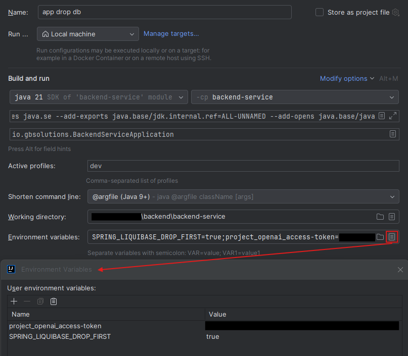 DropDatabaseRunConfig