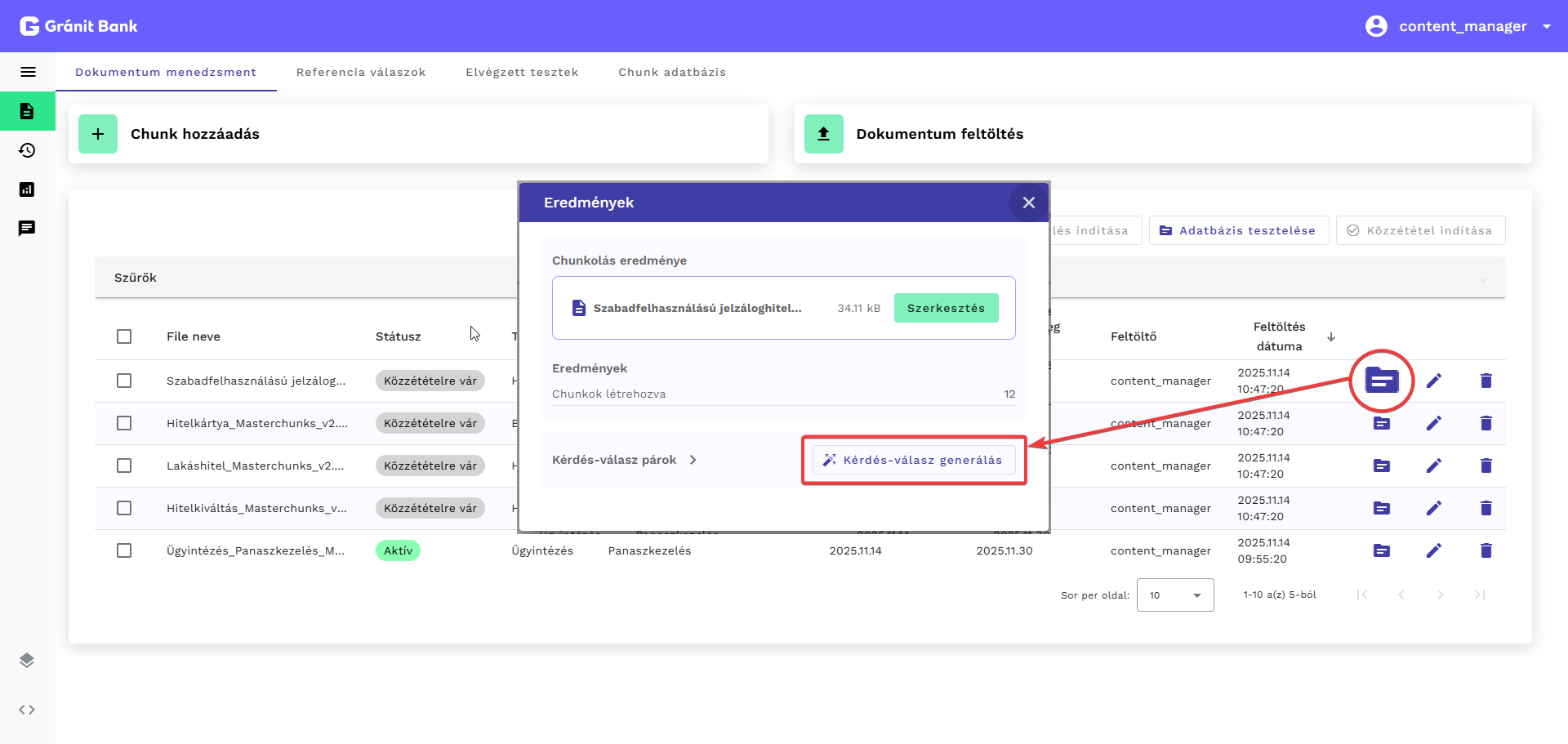 DocUploadDocumentsRegenerateQ&A