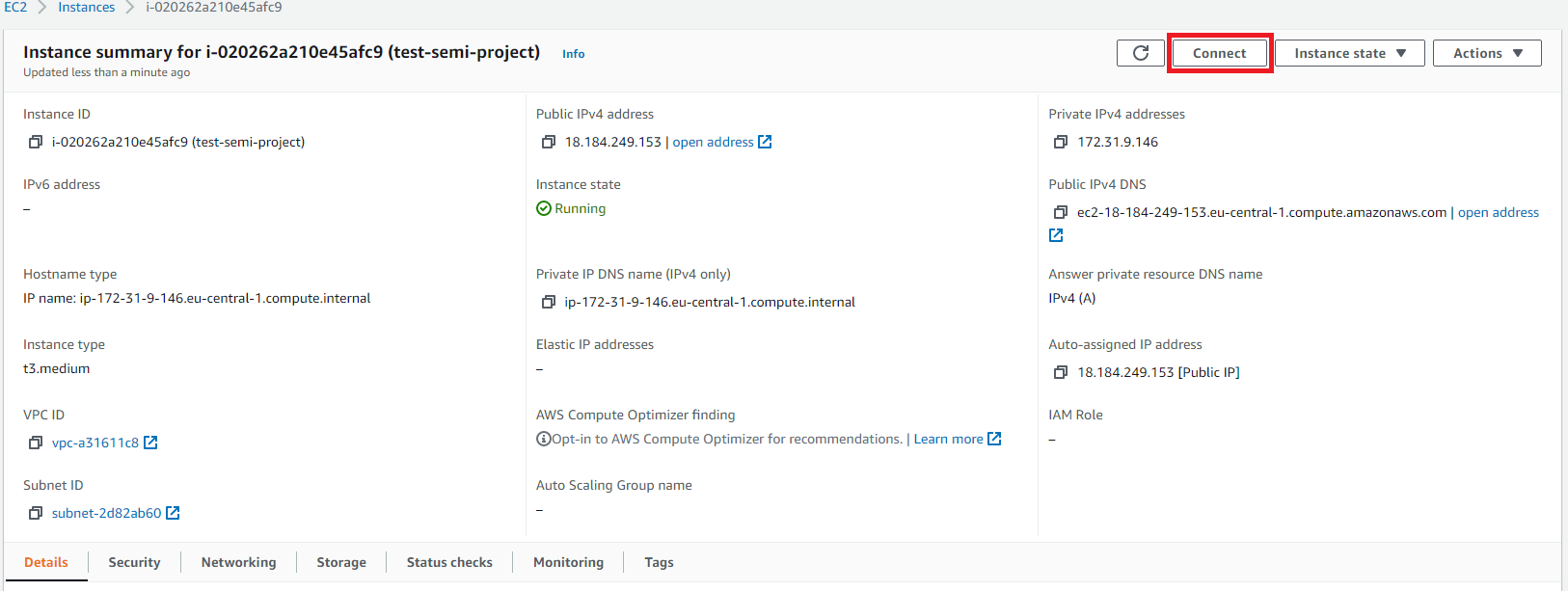 InstanceSummaryAfterLaunch