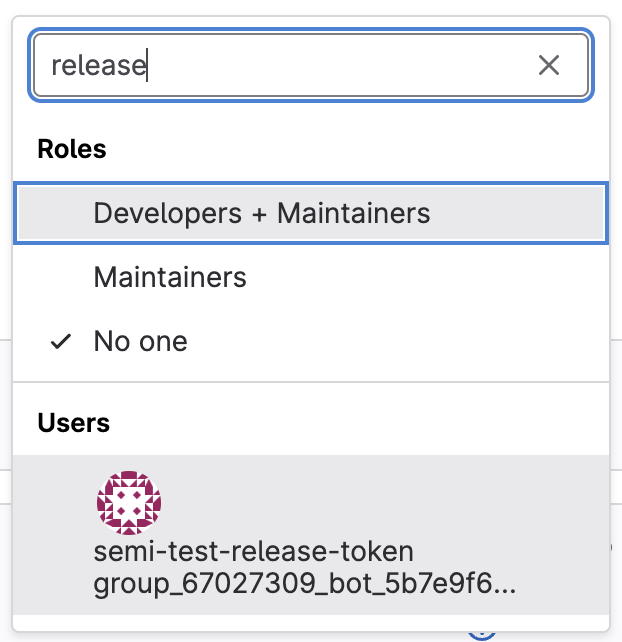 ReleaseTokenProtectedBranches