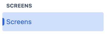 ScreensMenu