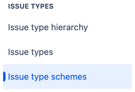 IssueTypeSchemes