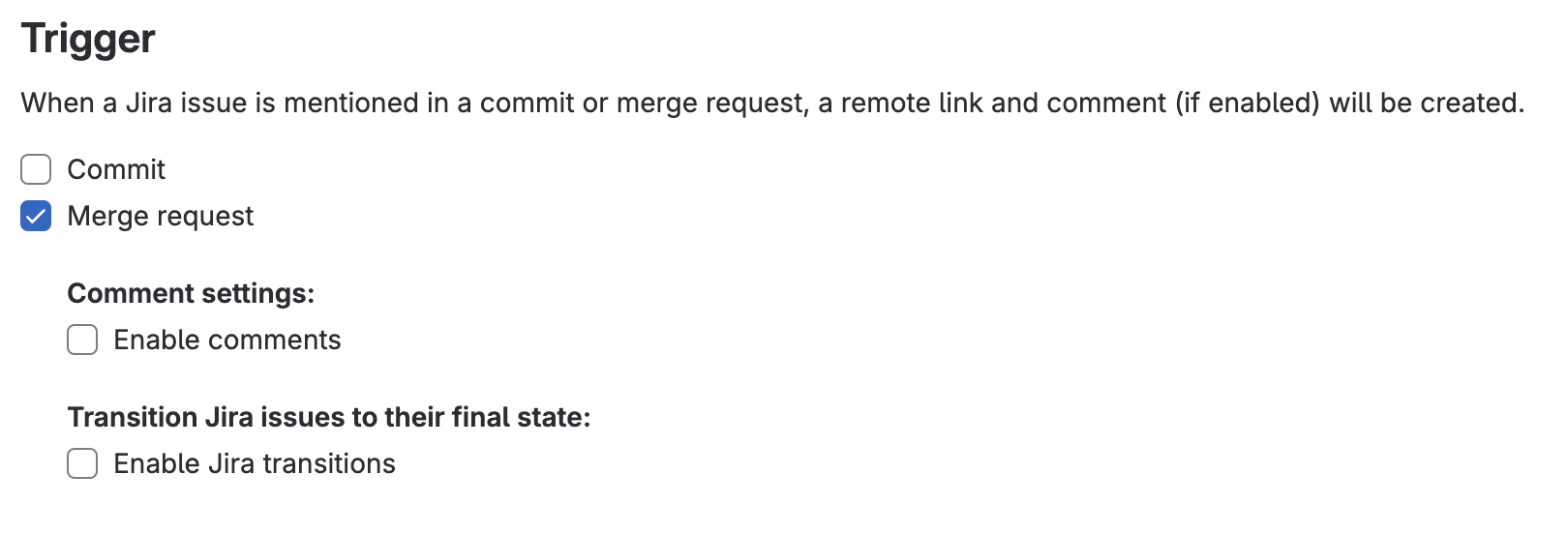 JiraIntegrationTriggers