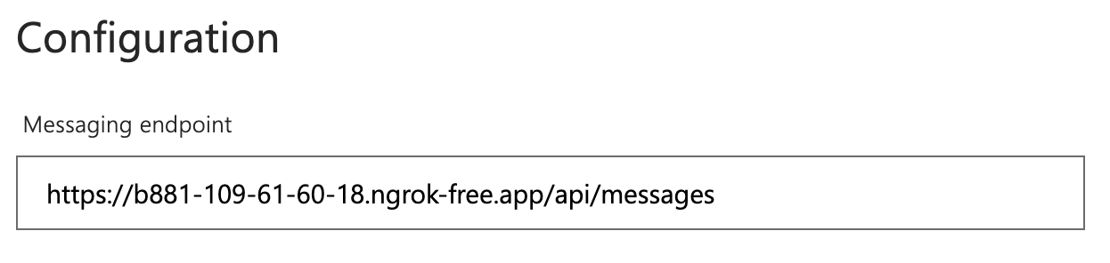NgrokMessagingEndpoint